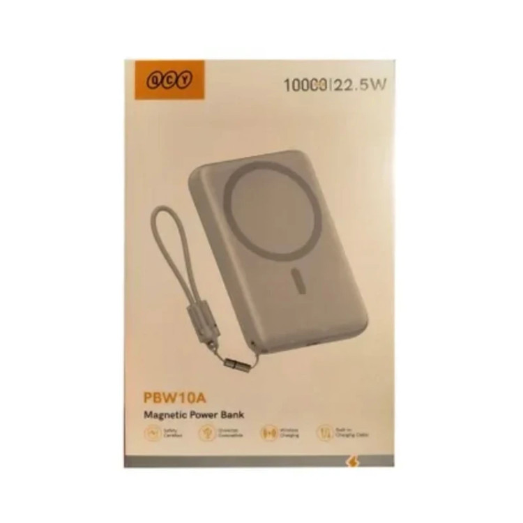 پاوربانک QCYمدل PBW10A مگنتی